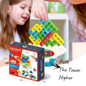 Stacking Tower Balance Game for Kids & Adults